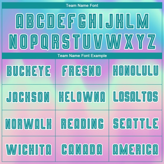 Soccer Tie Dye Custom Uniform Jersey Sublimation Teal-White