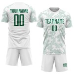 Jersey Sublimation Kelly White Uniform Custom Green Soccer