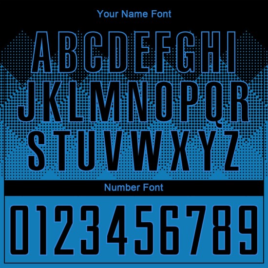 Jersey Uniform Blue Black Sublimation Soccer Custom