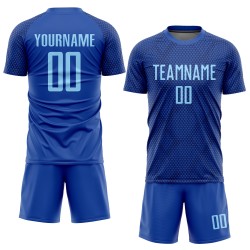 Jersey Light Uniform Sublimation Soccer Blue Royal Custom
