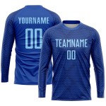 Jersey Light Uniform Sublimation Soccer Blue Royal Custom