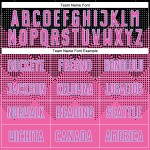 Gradient Custom Shape Jersey Soccer Square Pink Blue Sublimation Black-LIght Uniform