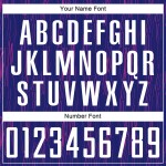 Jersey Sublimation Uniform Purple Custom Soccer White