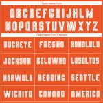 Uniform Soccer Fashion White-Black Fade Orange Sublimation Jersey Custom