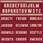 Custom Soccer Jersey Sublimation Crimson Cream-Black Fade Uniform Fashion