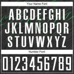 Black Custom White-Neon Soccer Jersey Uniform Sublimation Green