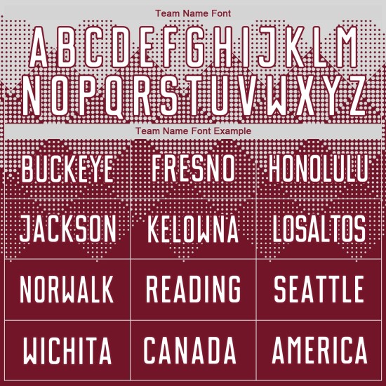 White Jersey Crimson Soccer Uniform Sublimation Custom