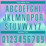 Soccer Tie Dye Custom Uniform Jersey Sublimation Teal-White